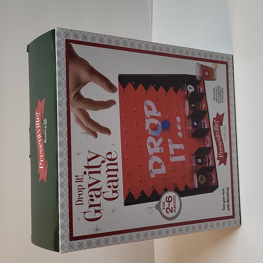 Wembley Presentville Drop It Plinko Style Shot Drinking Gravity Game 2-6 Player